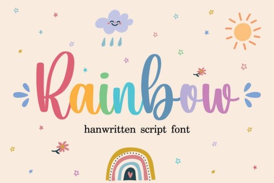 Rainbow Font